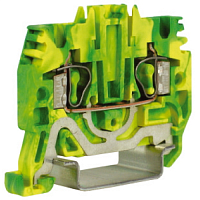 HTE.2 зажим для заземления 2.5 кв.мм желто-зеленый | код ZHT500-RET | DKC
